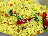 Mamidikaya Pulihora (Raw Mango Tamarind Rice)