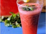 Watermelon Mint Lemonade With a Twist