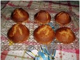 Wheat Flour Cup Cakes With Nuts