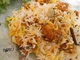 Chemmeen ( prawns) biriyani-low fat