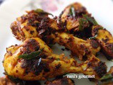 Low fat kerala style chicken fry