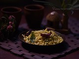 Coconut oil flavored kara pori | spiced puffed rice