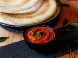 South indian tomato chutney | tomato chutney for dosa