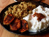 Vazhakkai fry | vazhakkai roast | raw banana fry