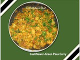 Cauliflower-Green Peas Curry