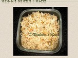 Green Gram Pulav (பச்சை பயறு புலாவ்)