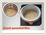 Hand-pounded Rice (கைக்குத்தல் அரிசி சாதம்)