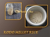 Kodo Millet Rice (வரகரிசி சாதம்)