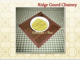 Ridge Gourd Chutney (பீர்க்கங்காய் துவையல்)