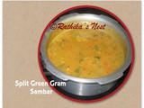 Split Green Gram or Moong Dhal Sambar (பாசிப் பருப்பு சாம்பார்)