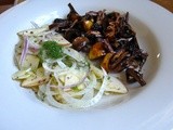  Roasted  Mushrooms with Fennel Slalad