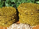 Sesame Kale Wafers