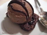 (Dairy Free - Raw Vegan) Chocolate Rum-Caramel Ripple Ice Cream