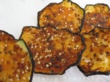 Spicy bbq Zucchini Chips