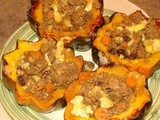 Acorn Squash Stuffed with Moroccan Beef