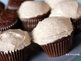 Chocolate Ginger Sourdough Cupcakes