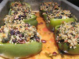 Vegan Quinoa Stuffed Peppers