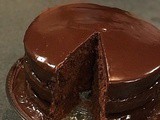 Chocolate Mocha Cake Recipe with Ganache Icing