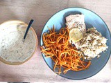 Assiette de midi : poisson,riz, carottes al denté