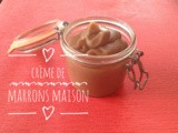 Crème de marrons maison