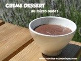 Crème dessert au micro ondes