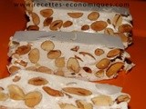 Nougat blanc au thermomix et sans thermomètre