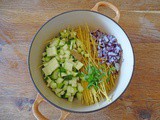 One pot pasta courgette