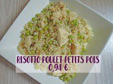 Risotto petits pois poulet