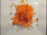Salade de carottes et sa vinaigrette miel gingembre