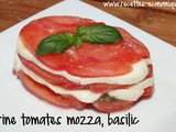 Terrine de tomates mozzarella