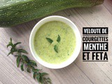 Velouté de courgettes feta et menthe