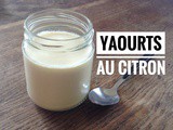 Yaourts au citron maison