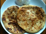 A Perfect Combo : Paneer Paratha and Kadai Chole