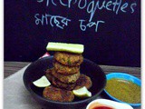 Baked Fish Chop or Fish Croquette