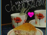 Baked Strawberry Cheesecake for Valentines' Day Celebration