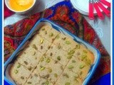 Basbousa ~ a Middle-Eastern Sweet Semolina Cake