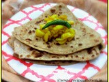 Bengali New Year Special : Tinkona Parota r Aloo Bhaja (Bengali Triangular Paratha n Potato Fries)