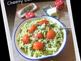 Cheesy Basil Pesto Pasta