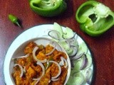 Chicken Jalfrezi cooked in Microwave oven