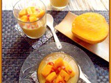 Chilled Mango Pudding (minus gelatin)