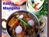 Kasha Mangsho ~ a Bengali rich Mutton gravy dish