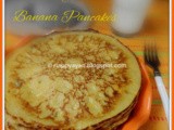 Mango & Banana Pancake ~ Kid's favorite breakfast dish