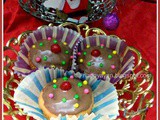 Merry Christmas with Fuit & Nut Cupcakes for Kids'
