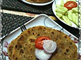 Methi Onion Garlic Paratha