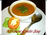 Microwave Tomato Soup