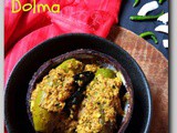 Niramish Patoler Dolma/Dorma(Veg version of Bengali stuffed Parwal/pointed Gourd)