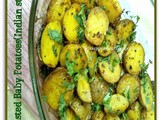 Oven Roasted Baby Potatoes in Indian Style
