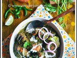 Palak-Dhonepata Chicken (Saag Chicken/Spinach-Coriander Chicken)