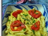 Pasta in Creamy Pumpkin & Carrot Puree
