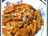 Pasta in Roasted Tomato & Garlic Sauce